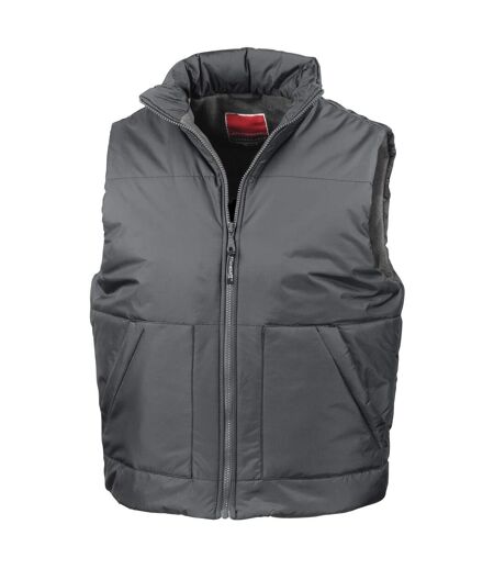 Gilet Polaire Imperméable Respirant Femme Gris Foncé Result