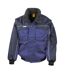 WORK-GUARD by Result Mens Heavy Duty Jacket (Royal Blue/Navy)