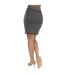 Womens/ladies sanniaa metallic knitted mini skirt gunmetal Ted Baker-2