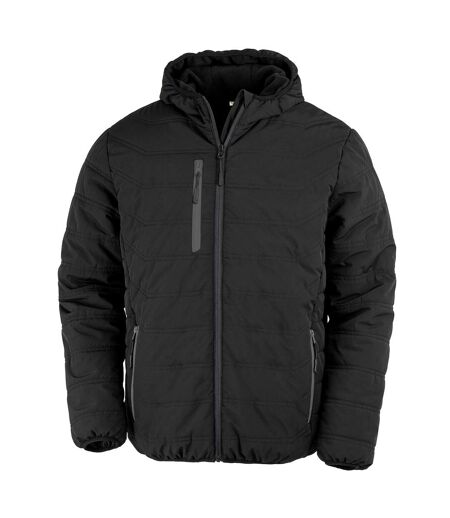Result Genuine Recycled Mens Compass Padded Jacket (Black) - UTRW8196