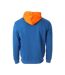 Sweat à Capuche Bleu/Orange Homme Redskins Berguson - 3XL