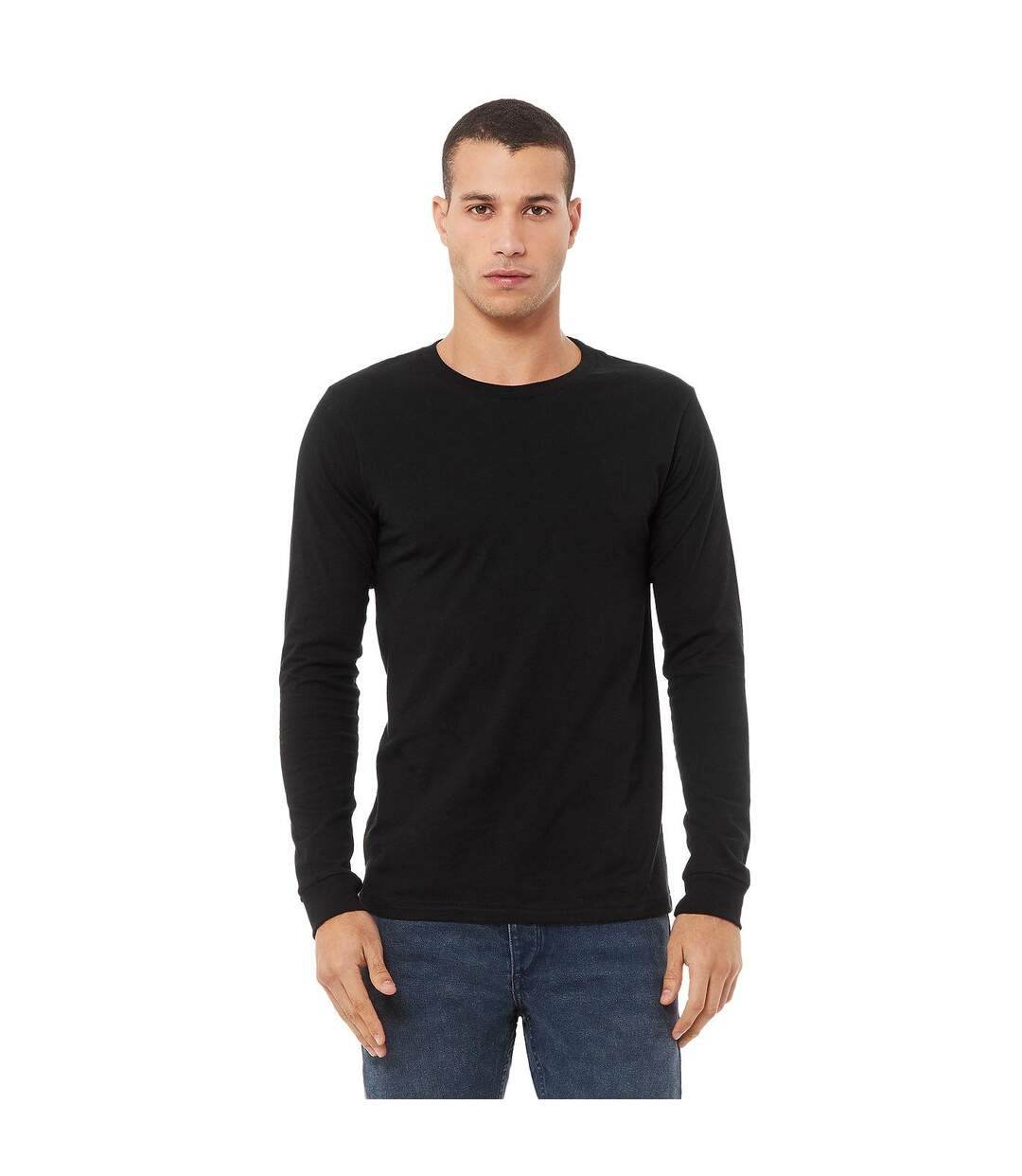 T-shirt Adulte Noir Bella + Canvas-1