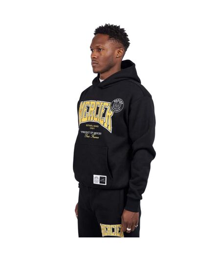Sweat À Capuche Kansas Homme Noir Jaune Mercier