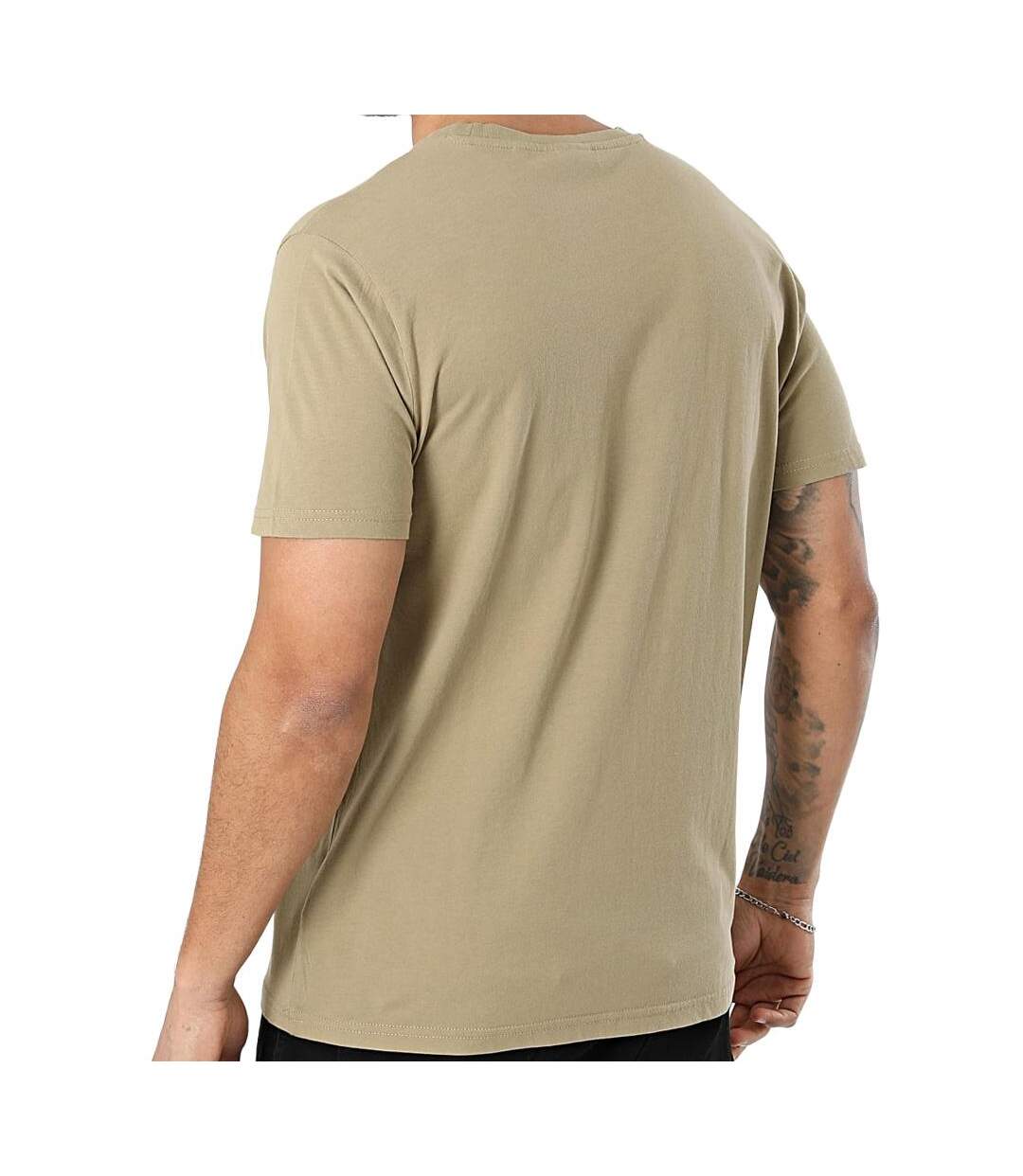 T-Shirt beige homme petrol industries tsr002-2