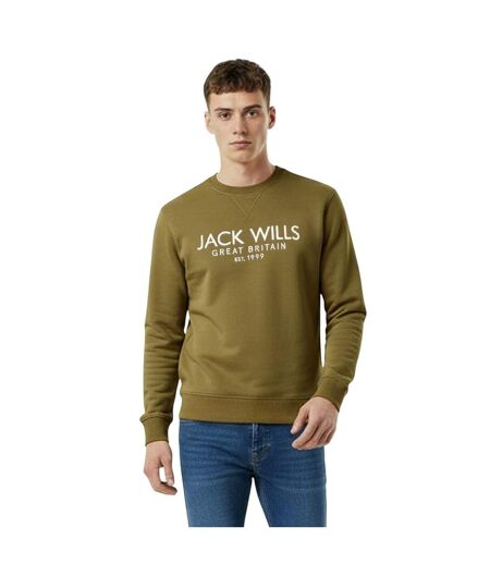 Sweat Motif/style Logo Brodé Belvue Homme Feuille Jack Wills
