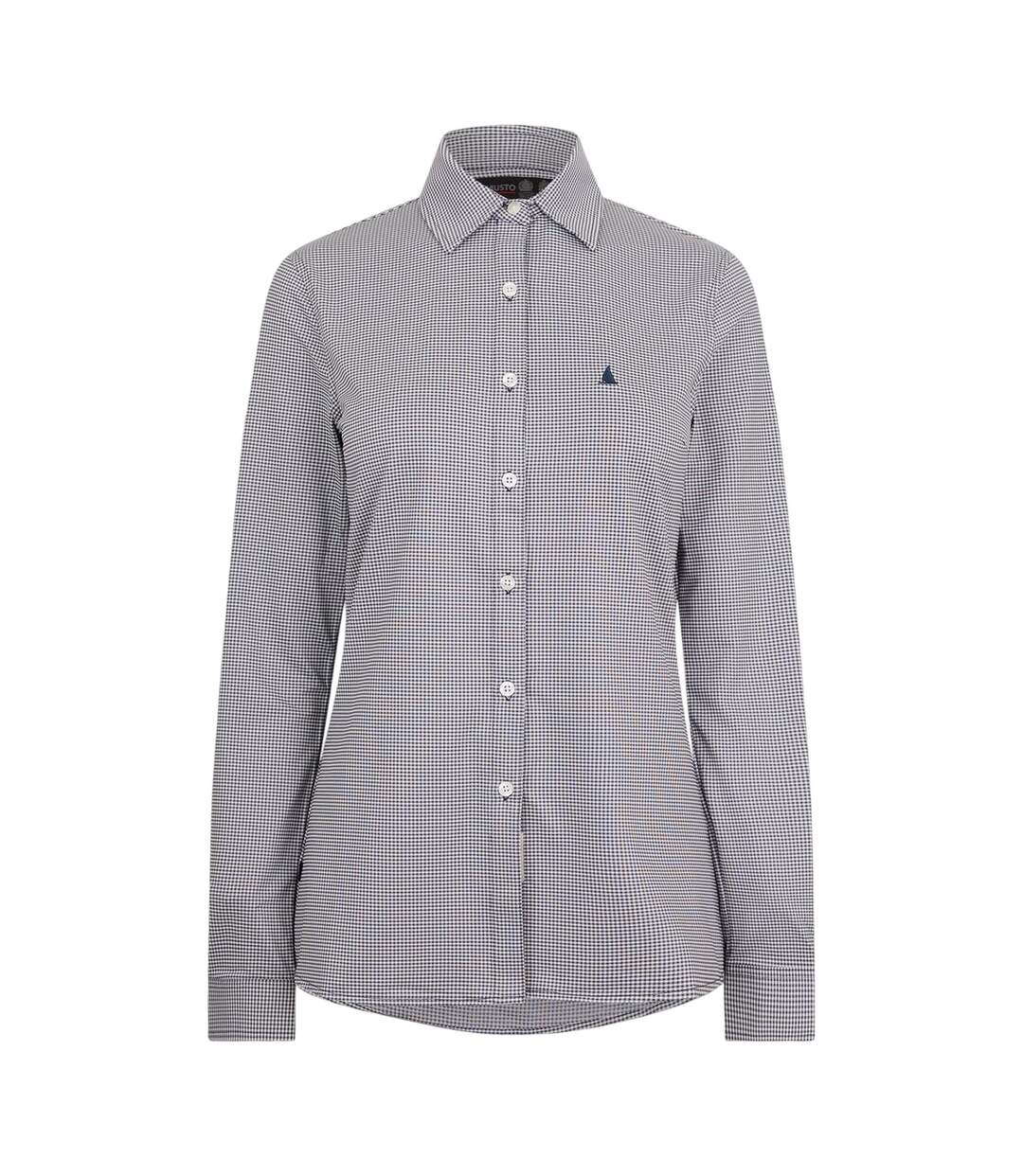 Womens/ladies Tailored Long-sleeved Shirt True Navy Musto-1