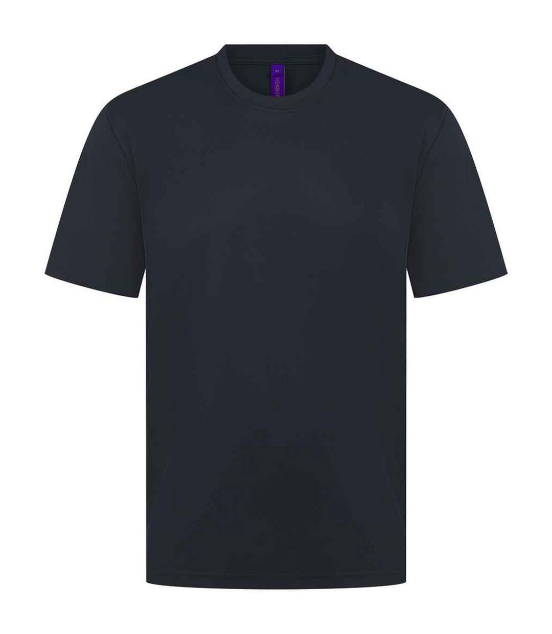 T-shirt Adulte Bleu Marine Henbury-1