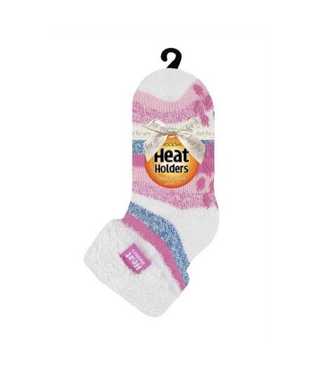 Chaussettes de Lit Femme Thermiques Antidérapantes