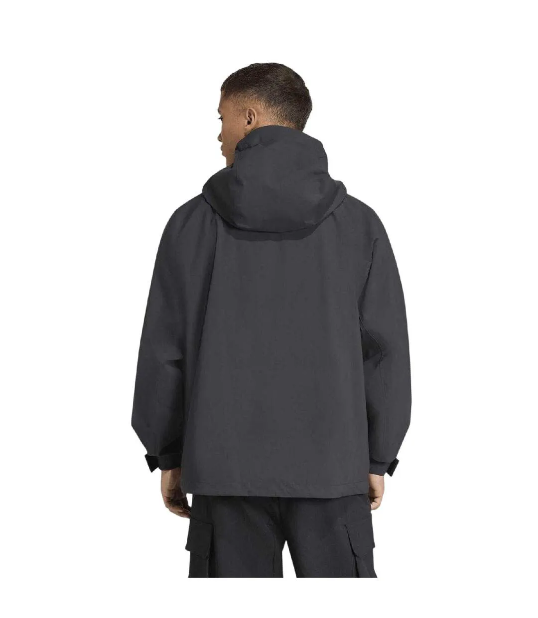 Mens Myshelter Anorak Black Adidas-3