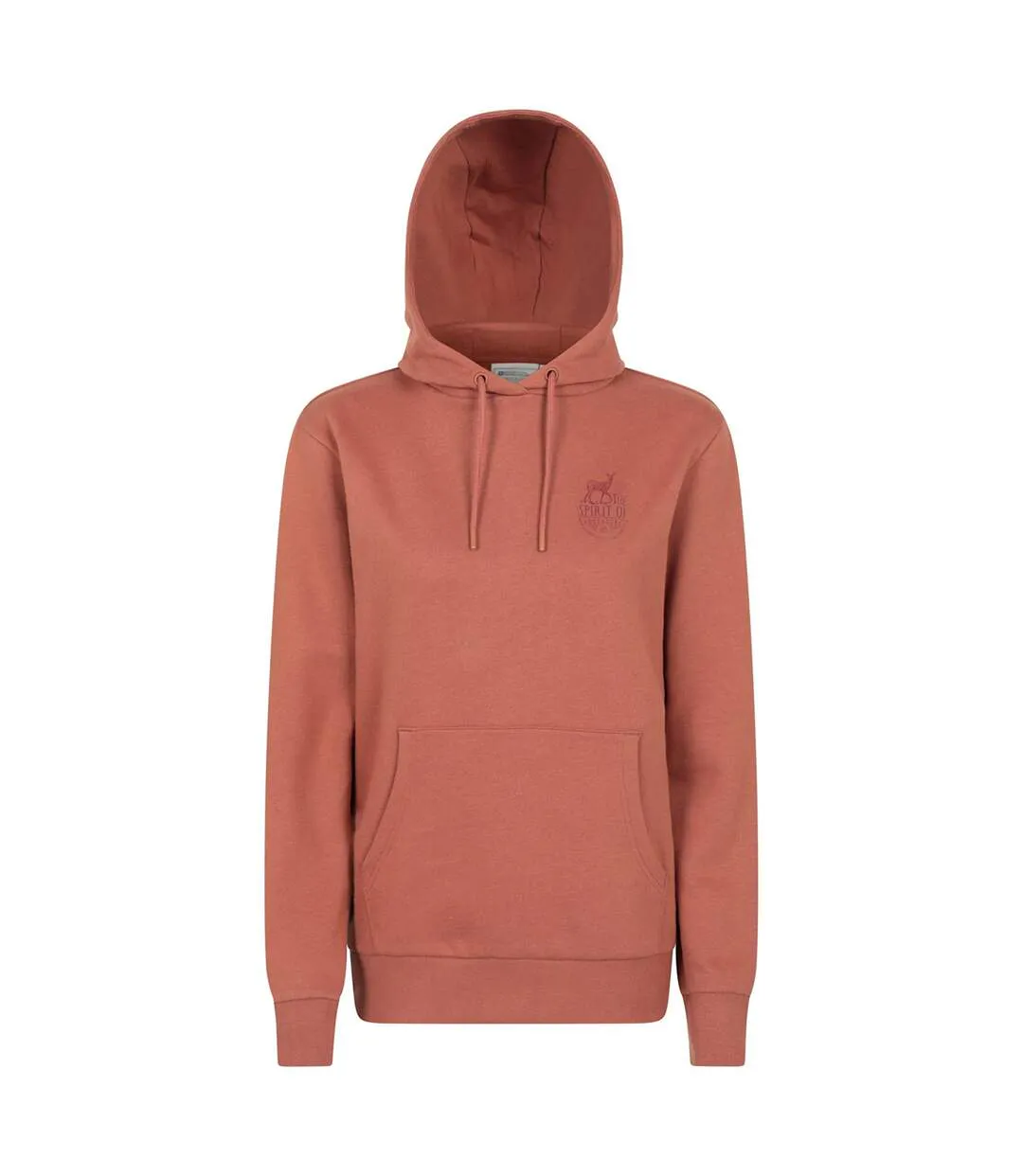 Womens/ladies Spirit Of Adventure Printed Hoodie Rust Mountain Warehouse-2