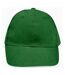 Casquette de baseball buffalo unisexe vert/blanc SOLS