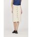 Jupe coton crayon POEME-2