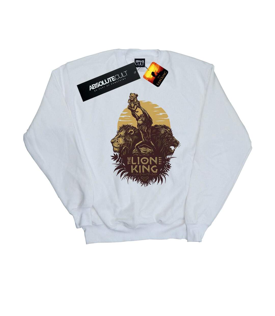 Disney Sweat Womens/Ladies The Lion King Movie Sunrise Collage Sweatshirt (Blanc) - UTBI22187-1