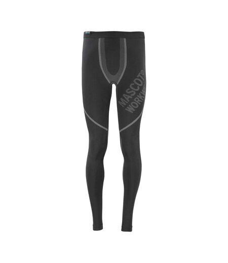Mens Crossover Moss Thermal Base Layer Bottoms Black Mascot