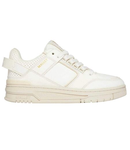 Baskets Compton Femme Blanc Cassé Mallet