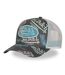 Casquette trucker avec filet print all over Cafe Grey Vondutch-1