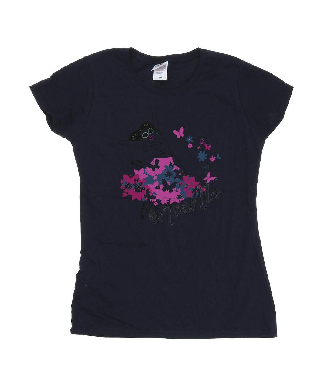 Disney - T-shirt ENCANTO MIRABEL FLOWER - Femme (Bleu marine) - UTBI19543-1