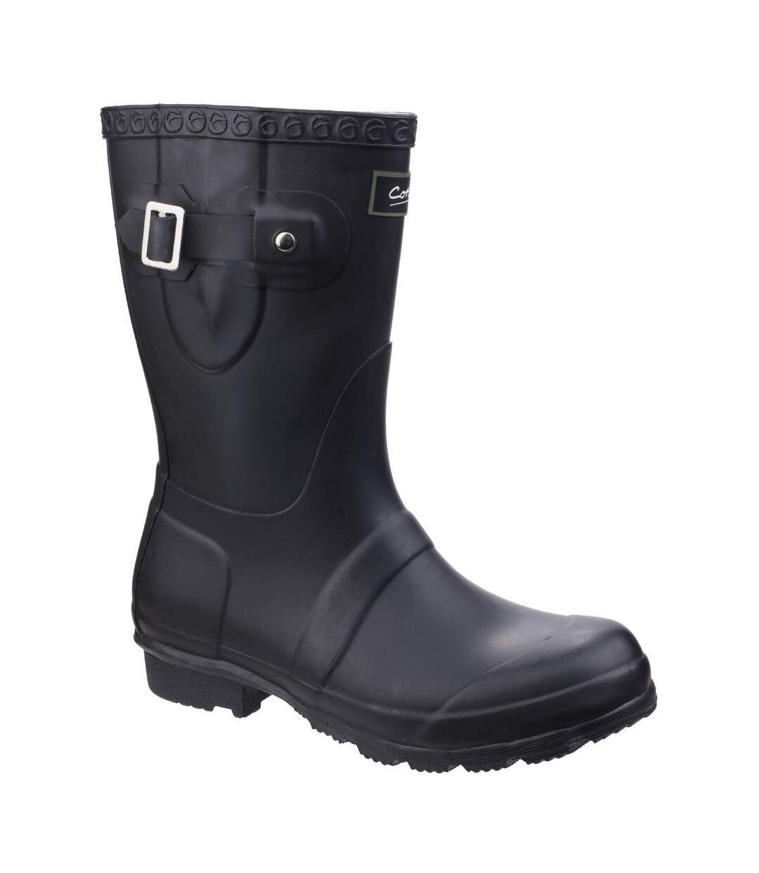 Womens Windsor Short Waterproof Wellington Boots Black Cotswold-1