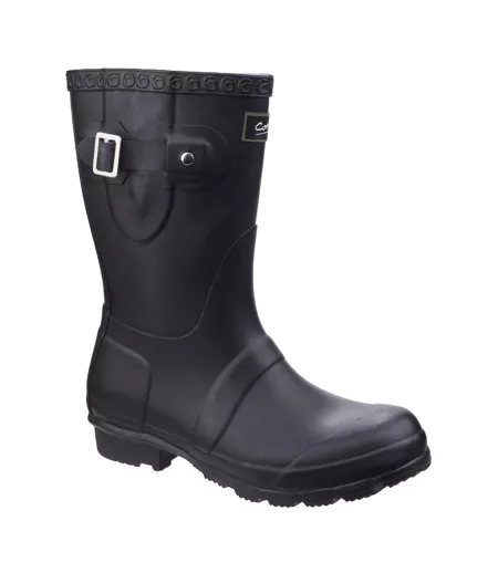 Womens Windsor Short Waterproof Wellington Boots Black Cotswold
