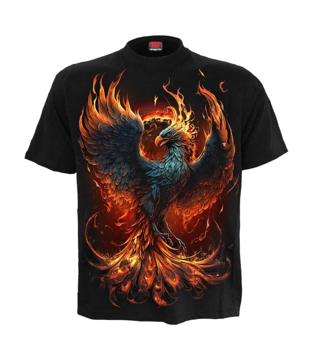 T-shirt ashes reborn adulte noir Spiral Direct-1