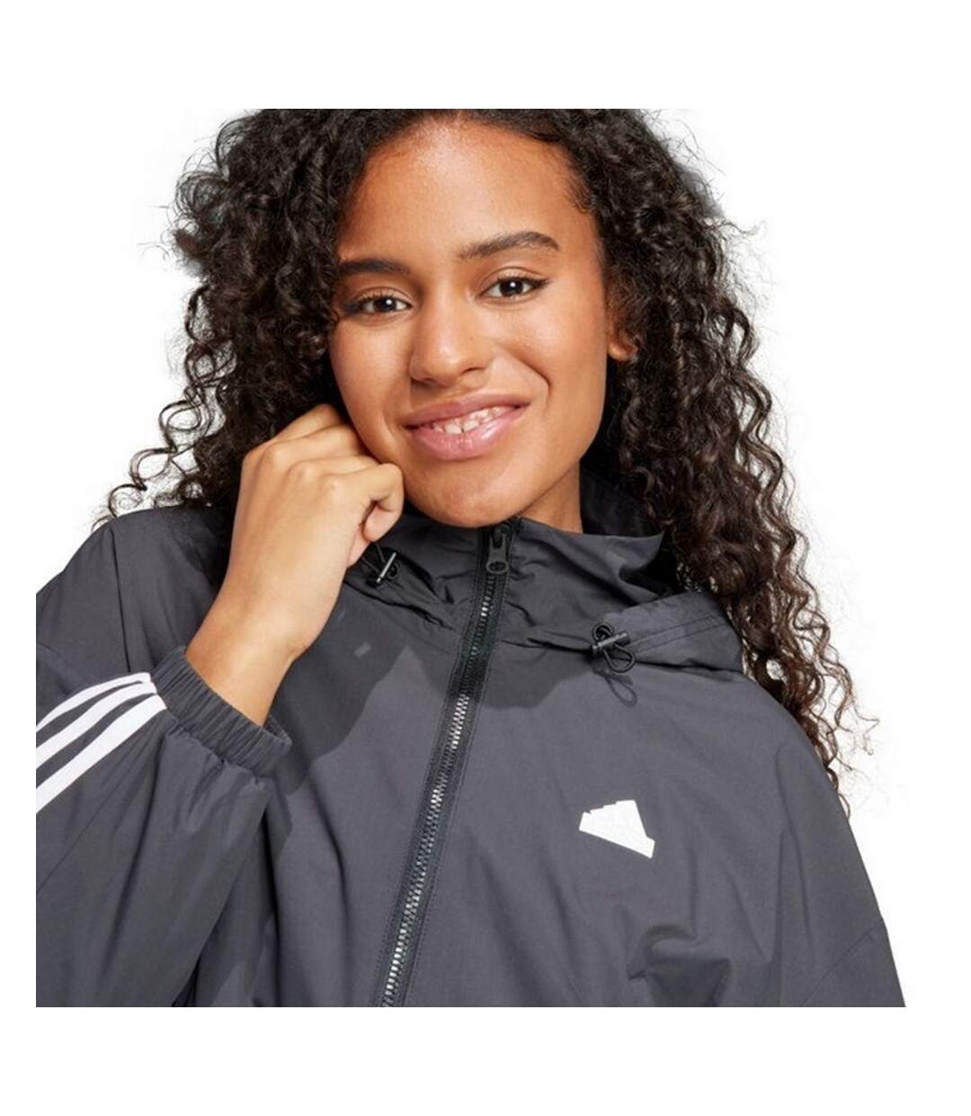 Veste Style 3 Rayures Future Icons Femme Gris Adidas-4