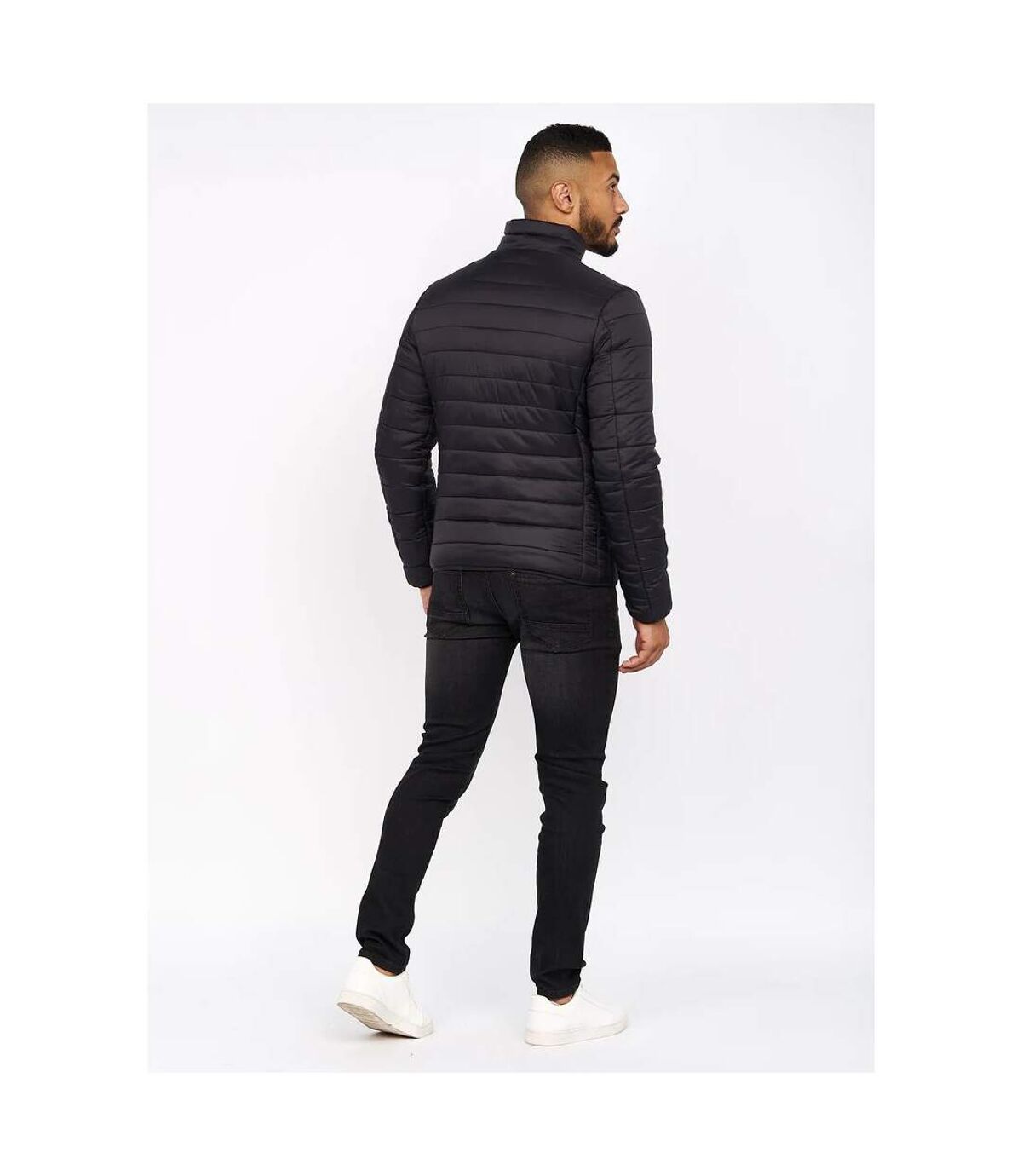 Crosshatch Mens Mellawear Padded Jacket (Black)