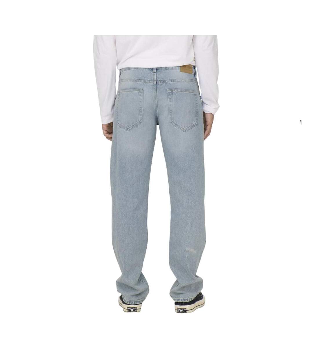 Jean Droit Bleu Homme Only & Sons Sedge - W28-L32-2