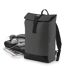 BagBase Reflective Roll Top Backpack (Black Reflective) (One Size) - UTPC3213
