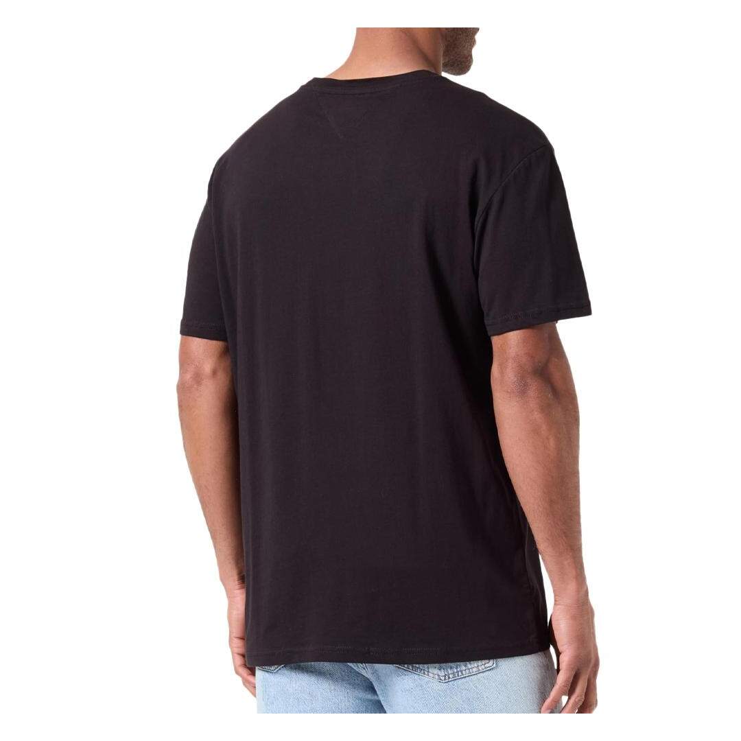 T-shirt Noir Homme Tommy Hilfiger Dna - L-2