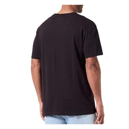 T-shirt Noir Homme Tommy Hilfiger Dna - L