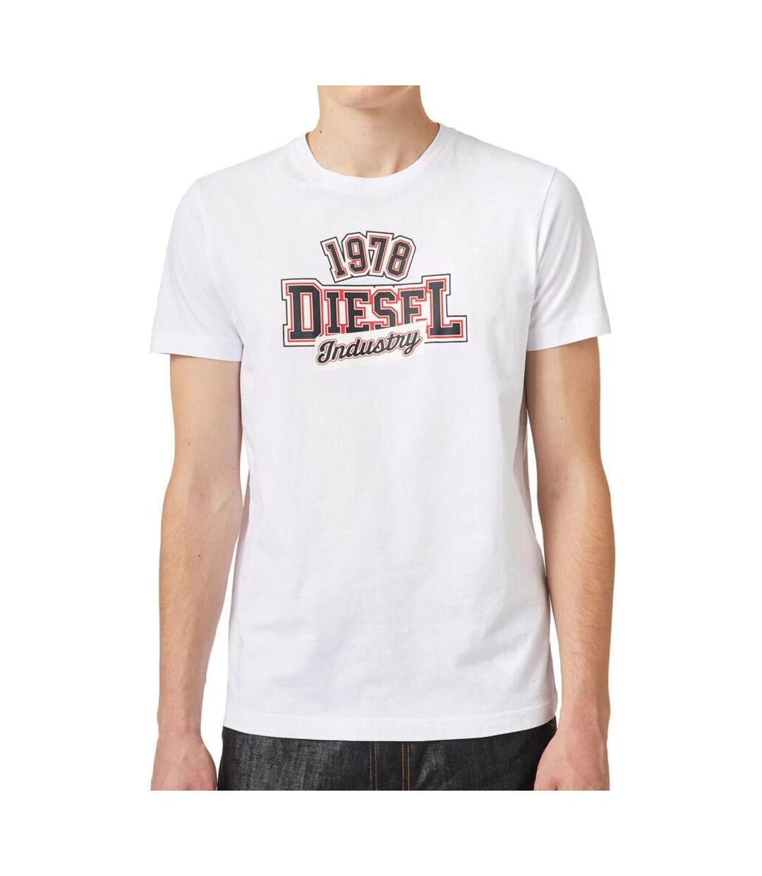 T-shirt Blanc Homme Diesel Diegos A03365 - S