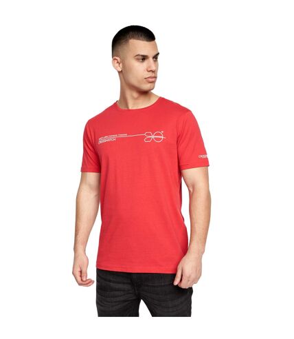 Crosshatch - T-shirts BAXLEY - Homme (Rouge / Noir) - UTBG883