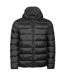 Tee Jays Unisex Adult Lite Hooded Padded Jacket (Black) - UTBC5038