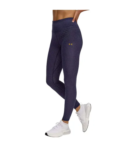 Womens/ladies Motion Holiday Leggings Blue Under Armour
