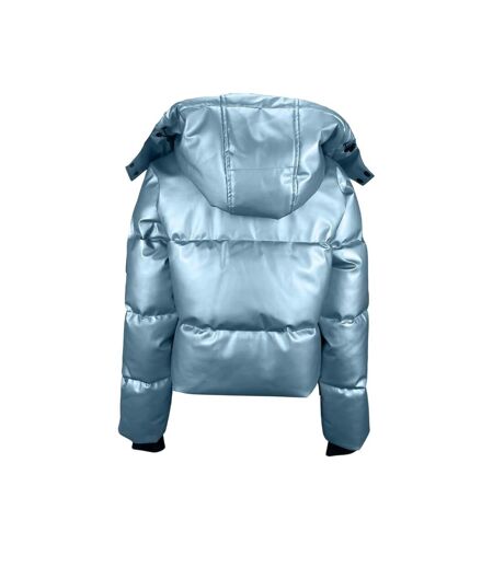 Blouson De Ski Femme Bleu Métallisé Jack Wills