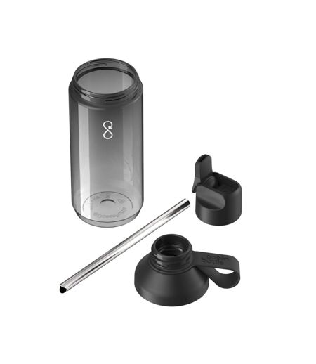 Gourde Avec Paille Motif/style Transparent Go Taille Unique Noir Obsidien Ocean Bottle