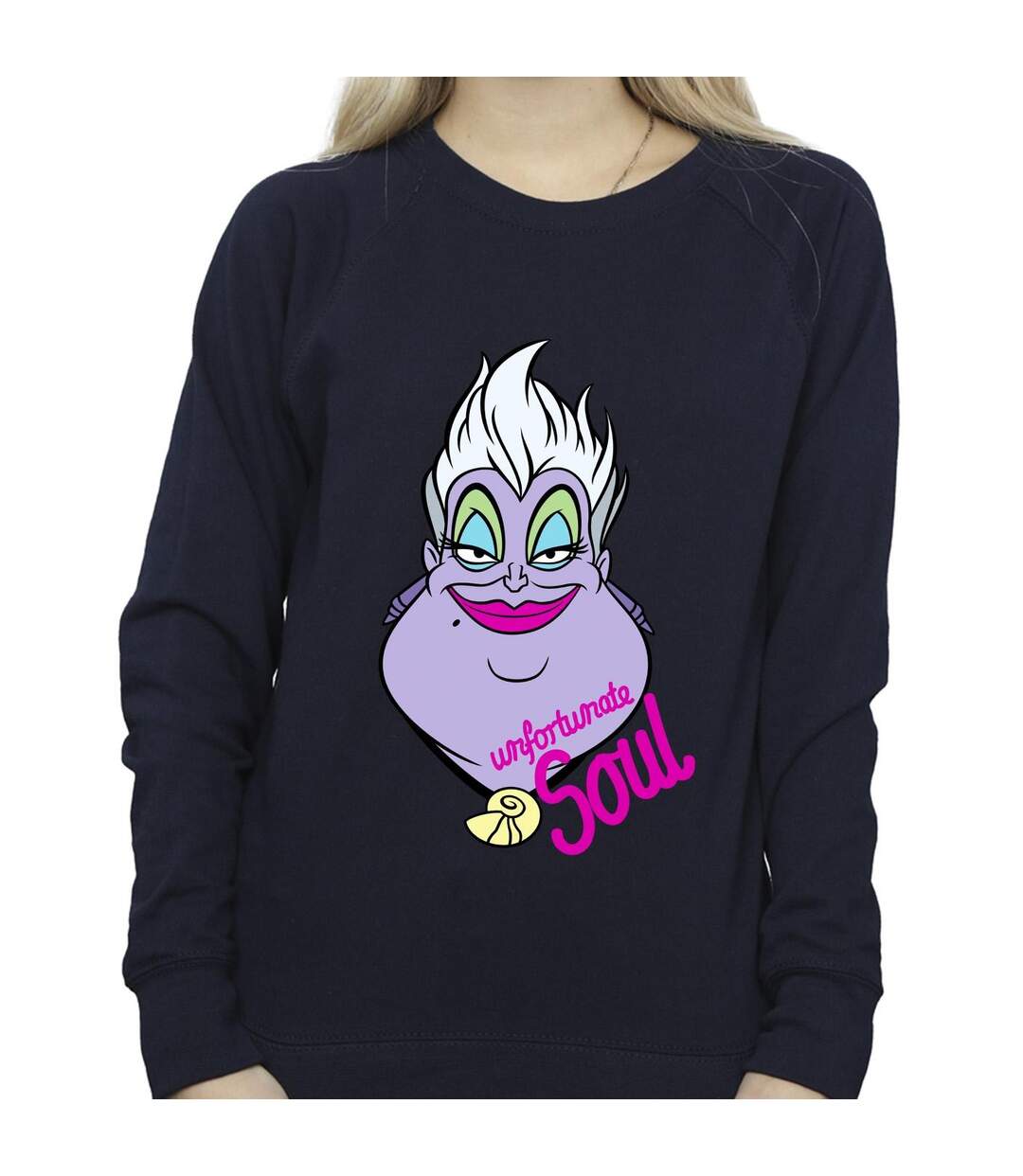 Disney Sweatshirt Femmes/Dames Villains Ursula Unfortunate Soul (Bleu marine) - UTBI42381-3