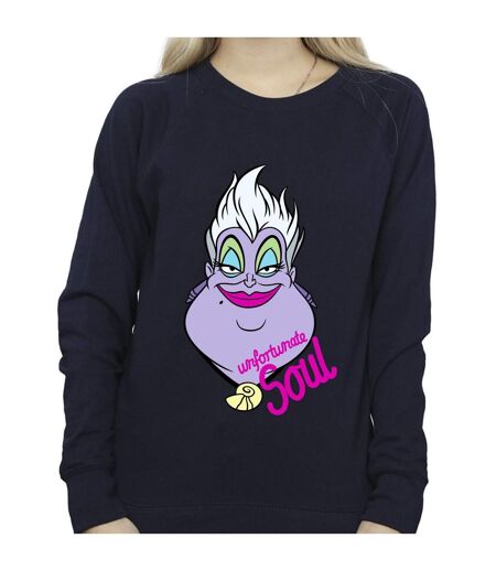 Disney Sweatshirt Femmes/Dames Villains Ursula Unfortunate Soul (Bleu marine) - UTBI42381