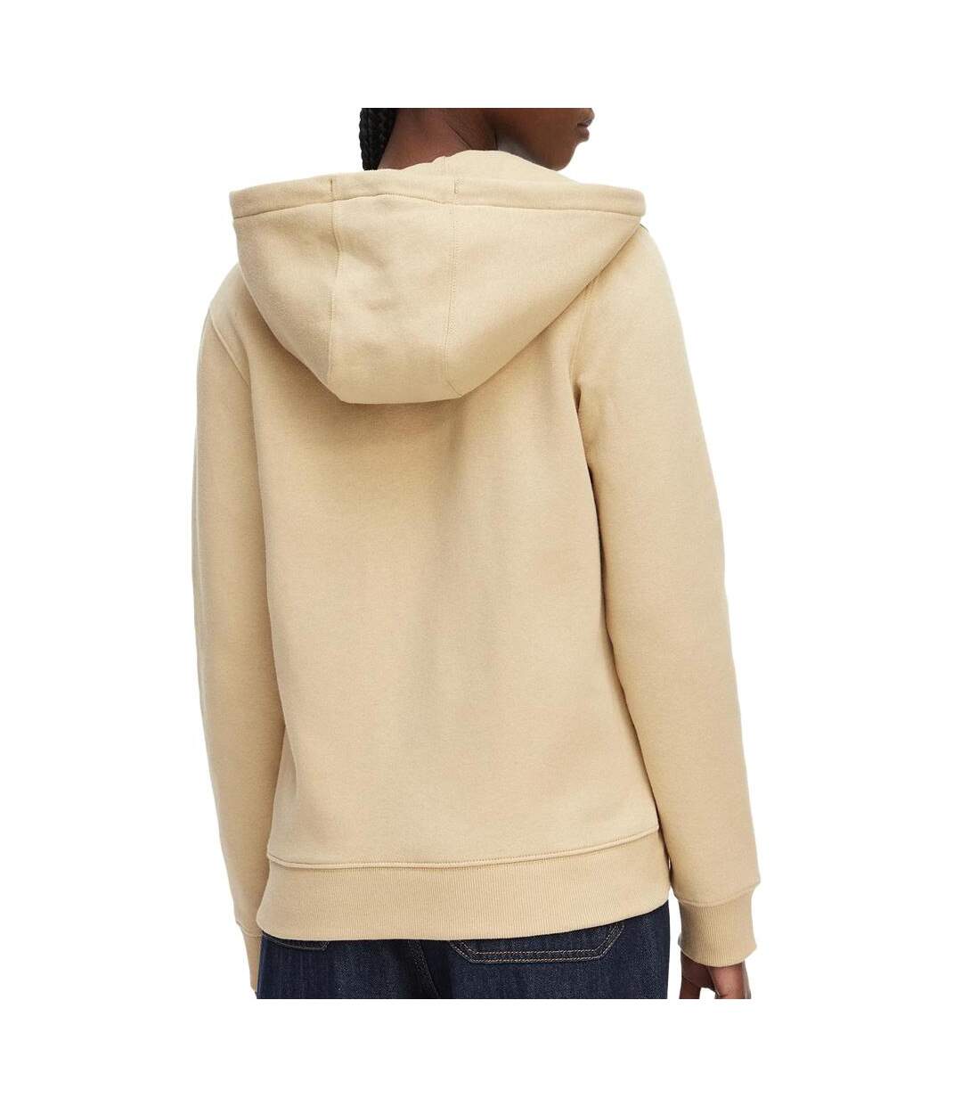 Sweat beige moyen femme tommy hilfiger tjw reg s flag-2