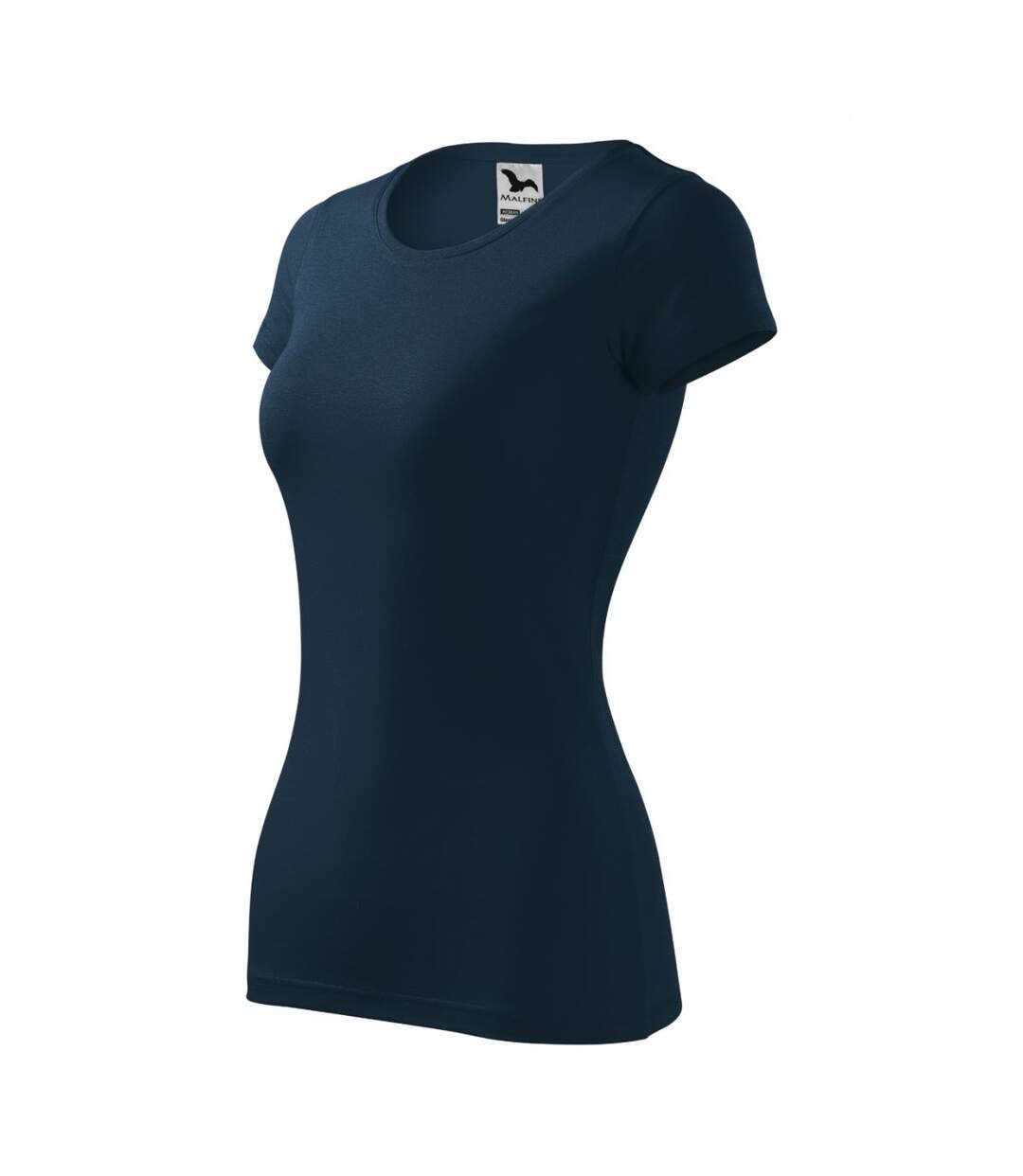 T-shirt Glance Femme Bleu Marine Malfini-3