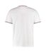 Kustom Kit Mens Tipped Fashion T-Shirt (White/Red/Royal Blue) - UTBC5294