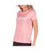 T-shirt rose femme adidas w e lin slim t-1
