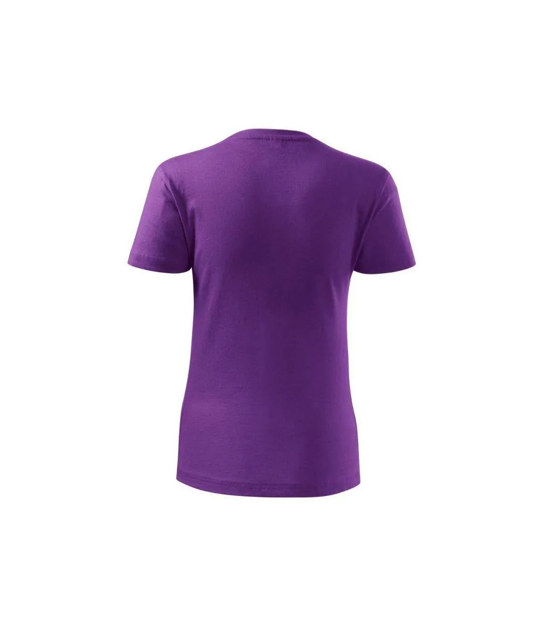 Womens/ladies Classic New T-shirt Violet Adler-2