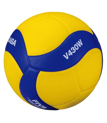 Ballon De Volley-ball V430w Taille 4 Jaune Bleu Mikasa