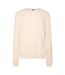 Mens Crew Neck Regular Long-sleeved Sweatshirt White Boss-1