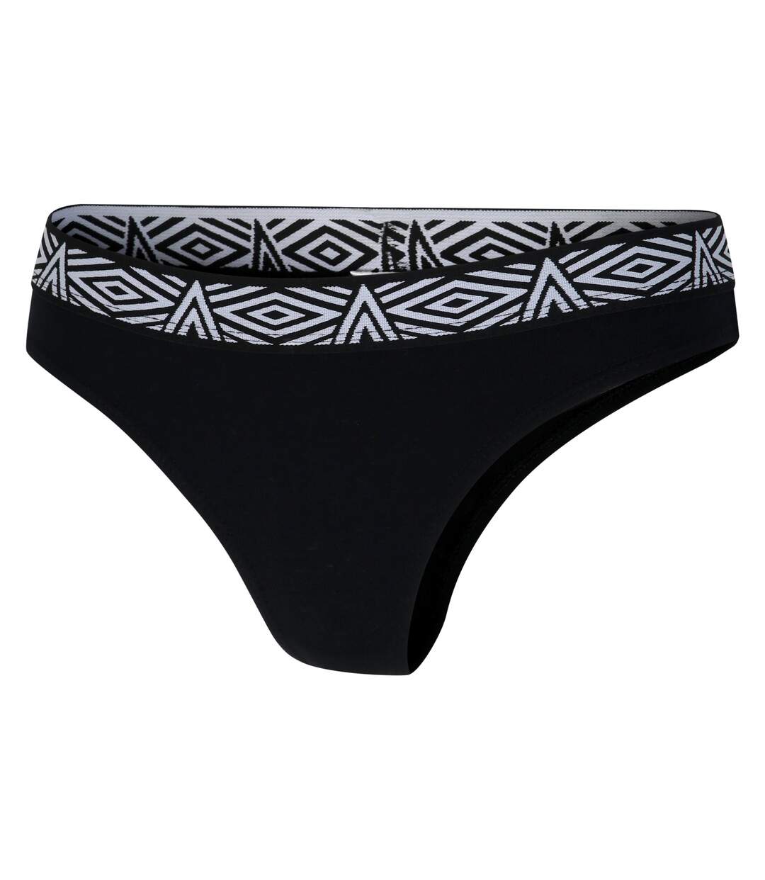 Pack of 3  Womens/ladies core thong  black/grey/white Umbro-4