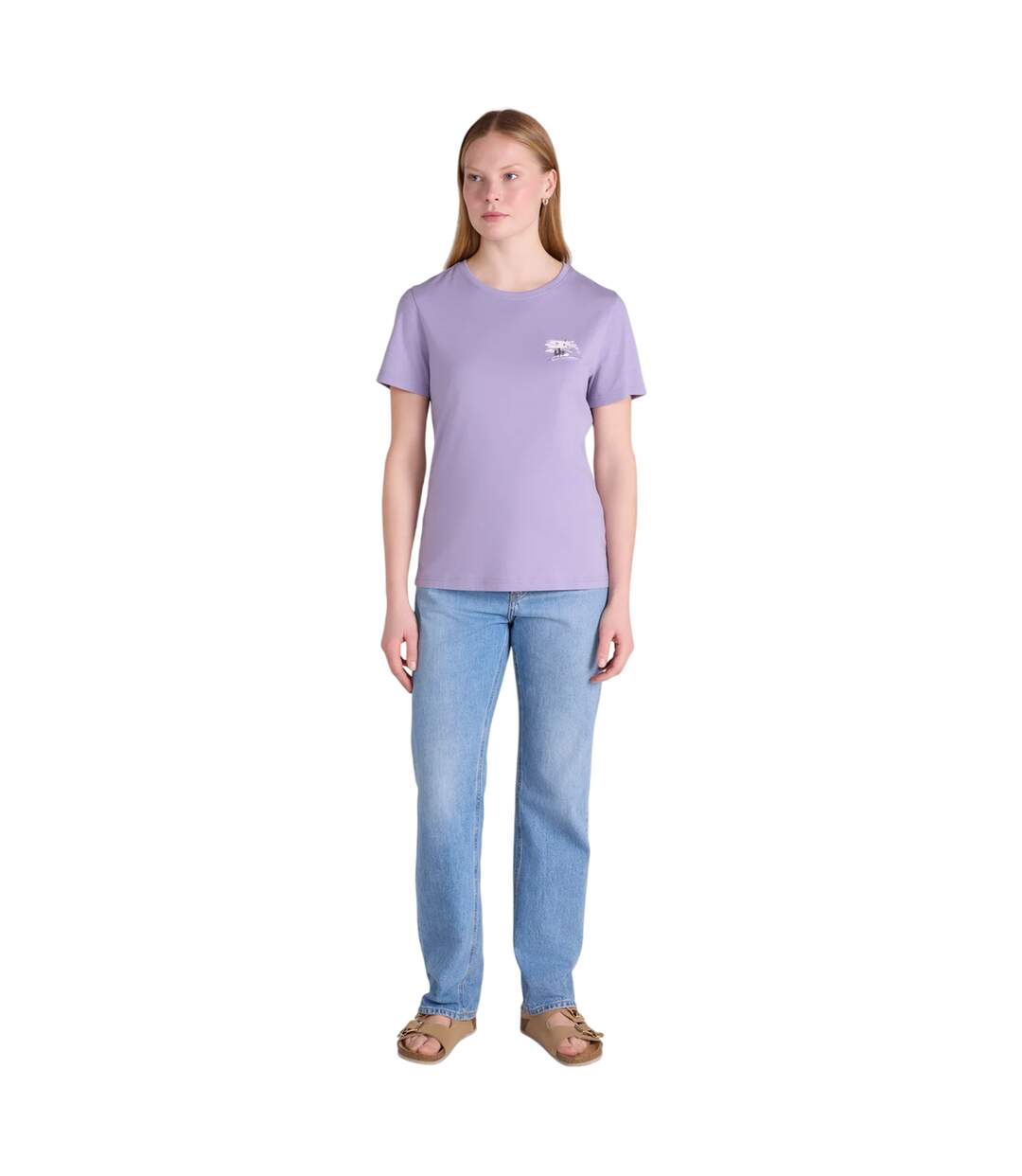 T-shirt Manches Courtes Motif/style Imprimé Birds At Dusk Femme Violet Imprimé Mountain Warehouse-4