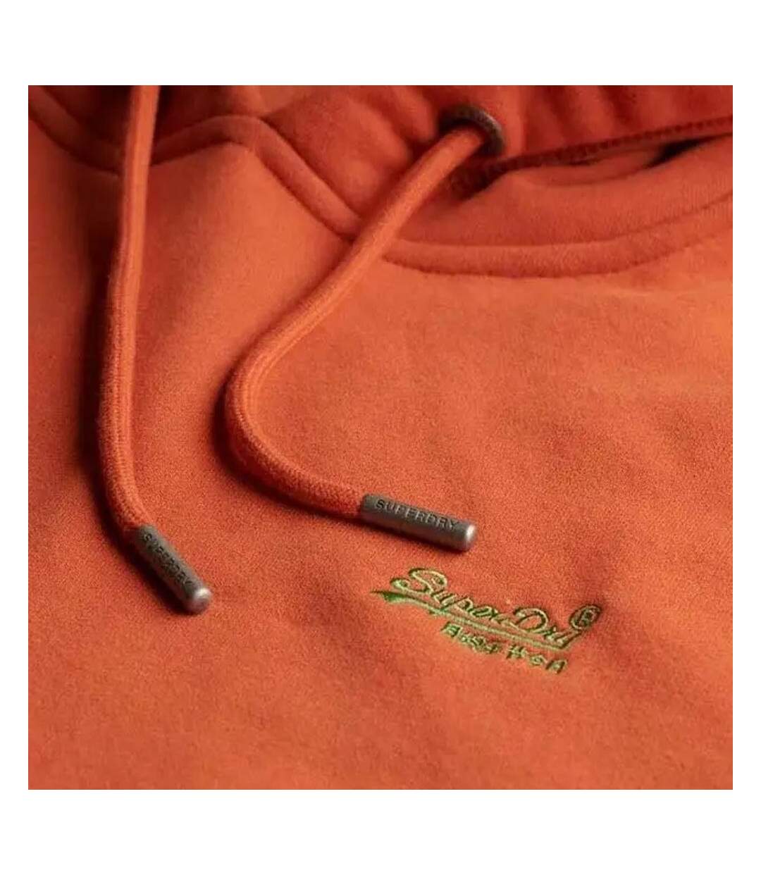 Sweat orange/vert homme superdry essential - m-2