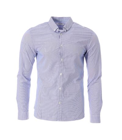 Chemises bleu/blanc à rayures homme teddy smith carton - 3xl
