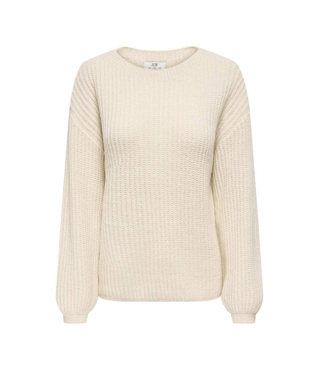 Pull beige femme jdy tennison life-1